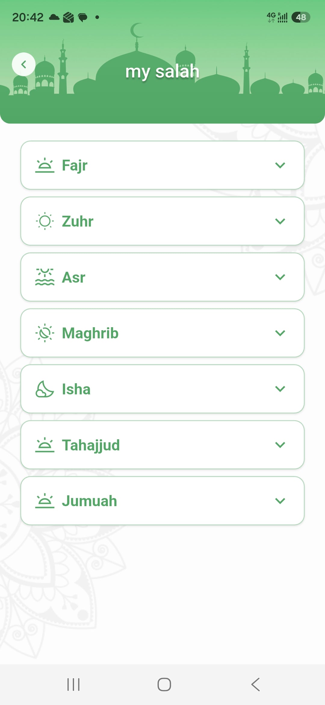 More prayer types